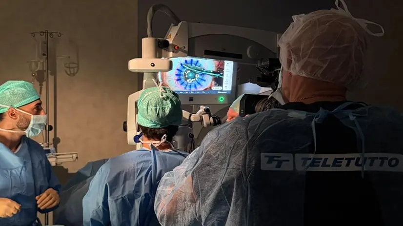 Le telecamere di Teletutto all’interno dell’UO di Oculistica di Fondazione Poliambulanza
