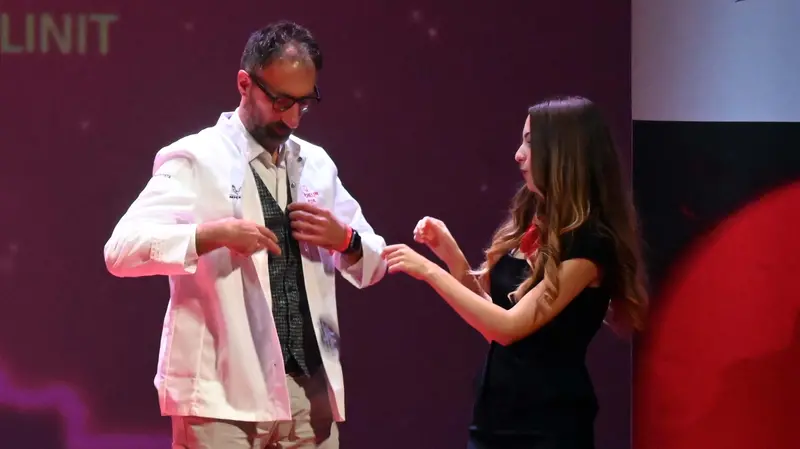 Bufi del Fagiano durante la cerimonia di assegnazione della Stella