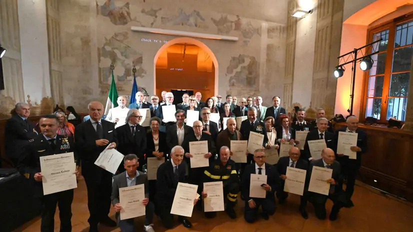 CRONACA BRESCIA MUSEO DIOCESANO CONSEGNA ONOREFICENZE DI CAVALIERI DELL'ORDINE AL MERITO DELLA REPUBBLICA ITALIANA PER TEDOLDI 20-10-2026 MARCO ORTOGNI NEW EDEN GROUP