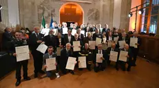 CRONACA BRESCIA MUSEO DIOCESANO CONSEGNA ONOREFICENZE DI CAVALIERI DELL'ORDINE AL MERITO DELLA REPUBBLICA ITALIANA PER TEDOLDI 20-10-2026 MARCO ORTOGNI NEW EDEN GROUP