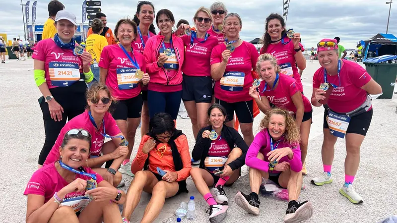 Le Pink Ambassador alla maratona di Lisbona