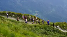 Un gruppo di escursionisti