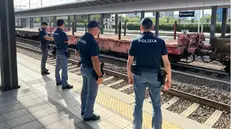 I controlli della Polfer in stazione