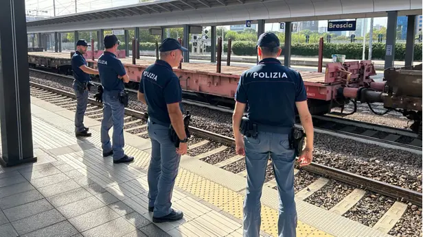I controlli della Polfer in stazione