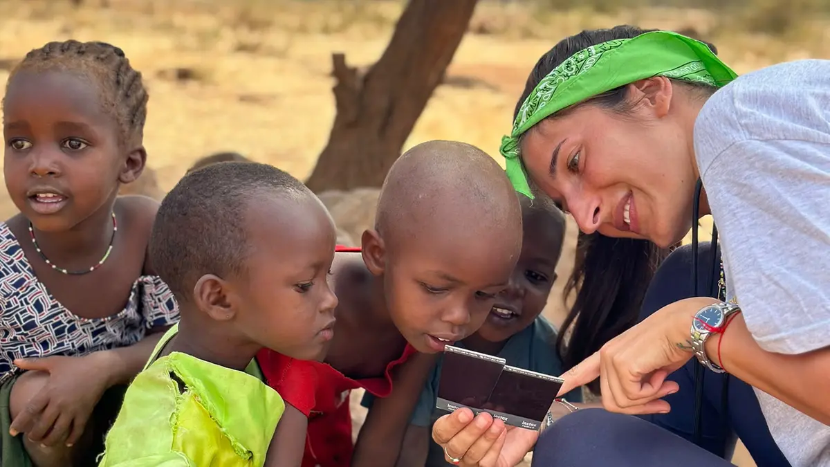 Claudia Forti in Africa