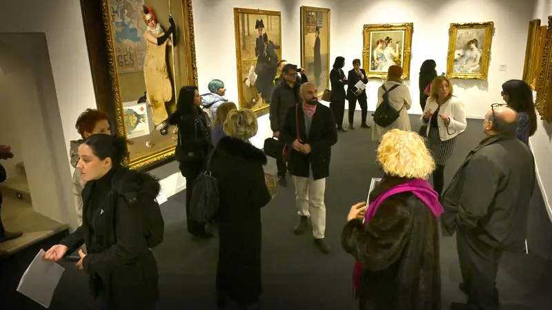 Una delle mostre allestita da Dotti a Palazzo Martinengo - © www.giornaledibrescia.it