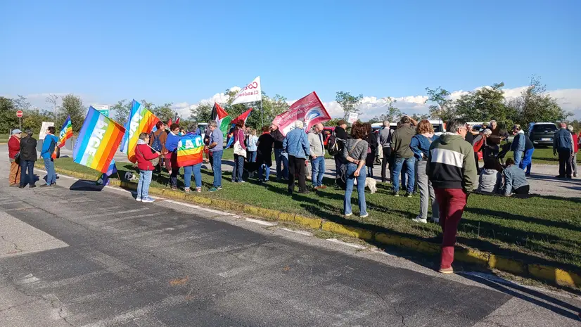 La manifestazione a Ghedi