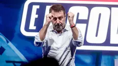Matteo Salvini è stato confermato segretario della Lega - Foto Ansa © www.giornaledibrescia.it