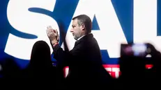Matteo Salvini è stato confermato segretario federale della Lega - Foto Ansa © www.giornaledibrescia.it