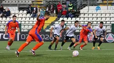 Il rigore di Galuppini - Foto Ufficio stampa Ospitaletto