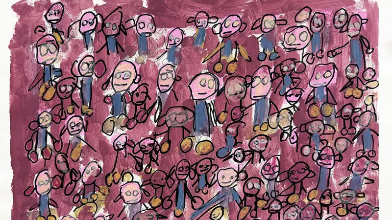 Una delle opere dell'Atelier del Centro diurno disabili