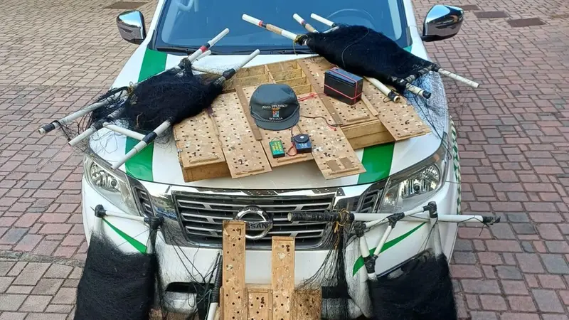 Il materiale sequestrato