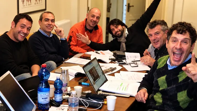Simone Pinelli al lavoro