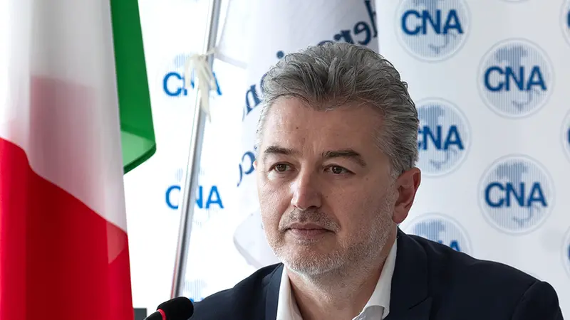 Il presidente di Cna, Giordano Apostoli