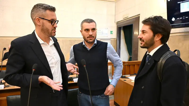 Da sinistra: Benzoni, Pomarici e Tomasini (Azione) - Foto Comune di Brescia/Christian Penocchio