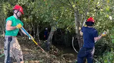 A Gussago solo due cittadini alla pulizia del Vaila
