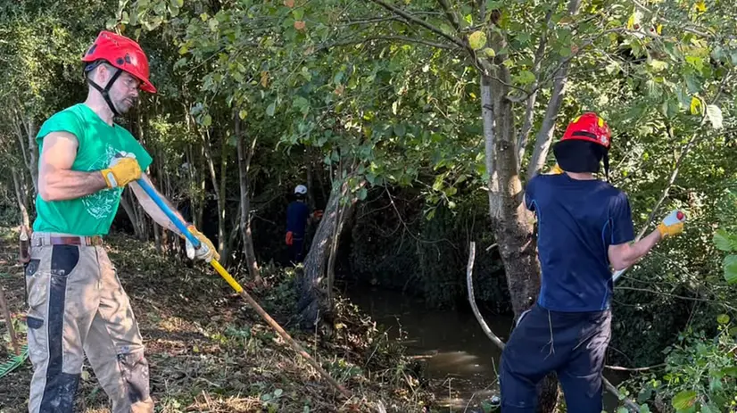 A Gussago solo due cittadini alla pulizia del Vaila