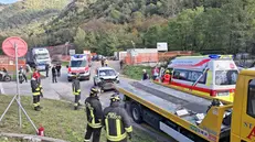 Scontro tra due auto sulla Sp237 a Vestone
