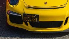 Una targa personalizzata negli Usa
