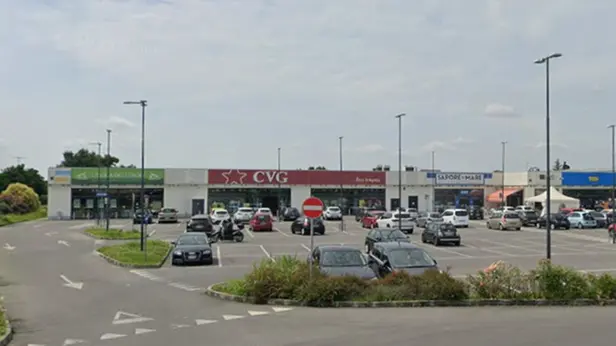 La zona della spaccata a Rovato