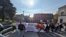 Il ritorno del corteo in San Faustino