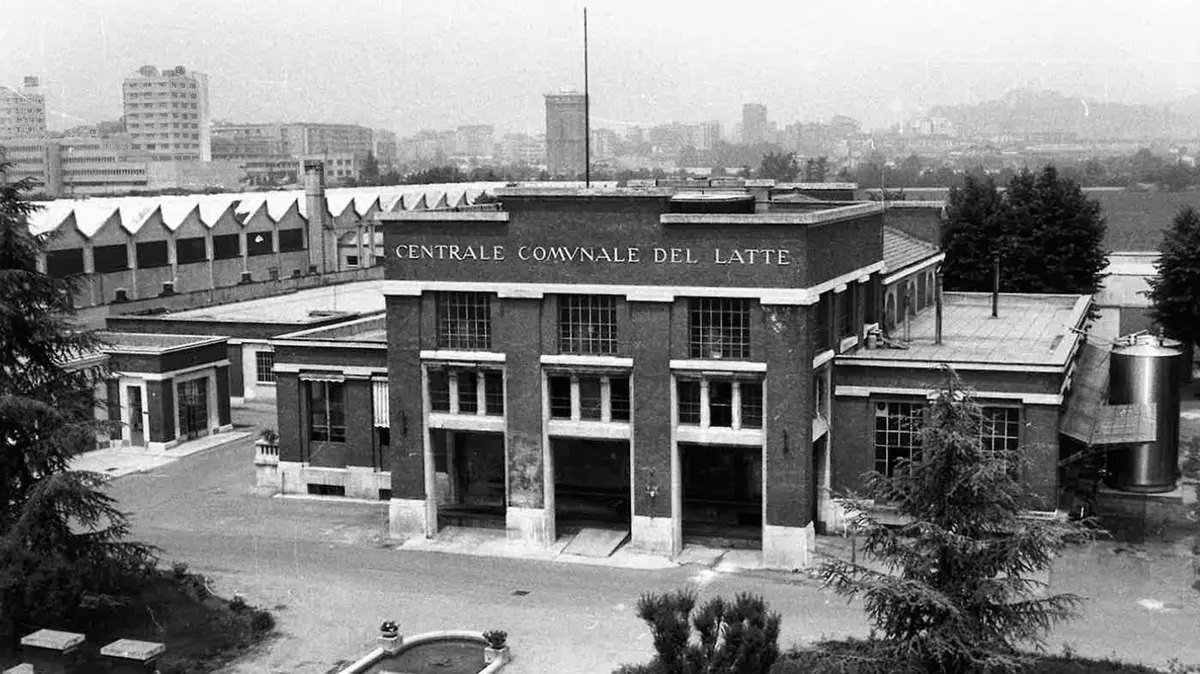 La sede di via Lamarmora in una foto d'epoca