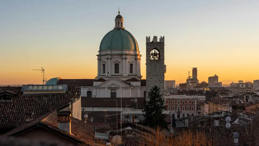 Una veduta di Brescia