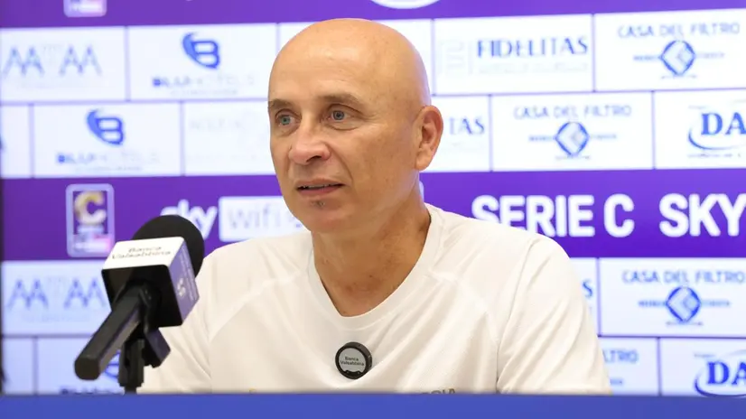 Eugenio Corini in conferenza stampa