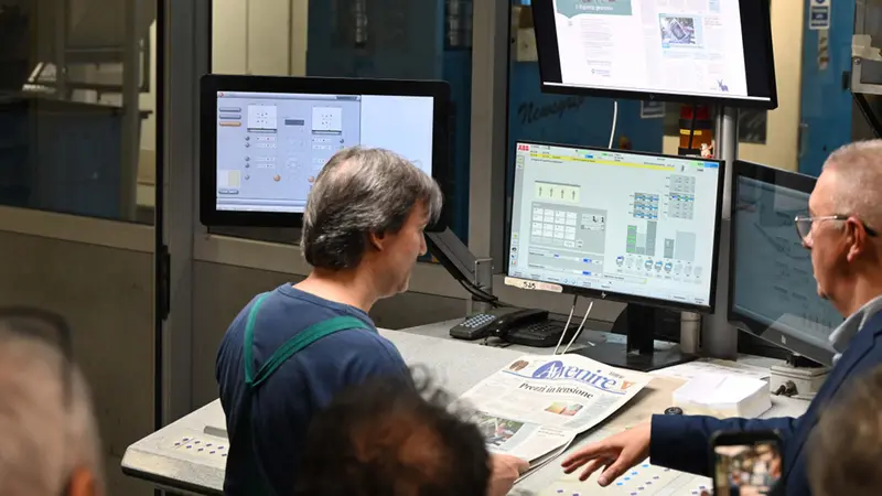 L'interno del Csq di Erbusco